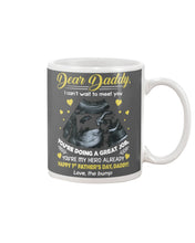 Load image into Gallery viewer, Gift From Bump To Daddy You're My Hero Already Happy Father's Day Mug
