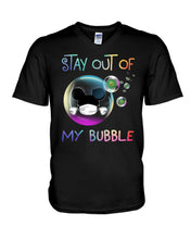 Load image into Gallery viewer, Lovely Phone Case Rainbow Design Stay Out Of My Bubble Gift For Friends Guys V-Neck
