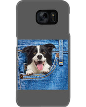 Load image into Gallery viewer, Border Collie In Denim Pocket Gift For Dog Lovers Phone case
