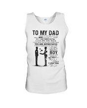 Load image into Gallery viewer, Giving For  Dad Let You Know You're Appreciated  Custom Design Unisex Tank Top
