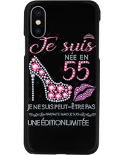 Load image into Gallery viewer, Je Suis Nee En 55 Je Ne Suis Peut-Être Pas Birthday Gift For Grandma Phone case
