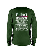 Load image into Gallery viewer, I Am A Runner I Run Because I Really Like Food Custom Design Unisex Long Sleeve
