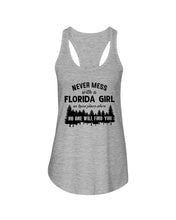 Load image into Gallery viewer, Gift For Florida Girl No One Will Find You Ladies Flowy Tank
