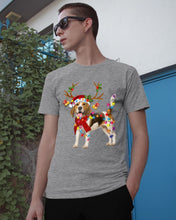 Load image into Gallery viewer, Beagle Gorgeous Reindeer Xmas Lights Gift For Dog Lovers Guys Tee
