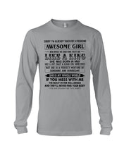 Load image into Gallery viewer, esome Girl She Was Born In May Unisex Long Sleeve
