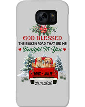 Load image into Gallery viewer, Golden Retriever X-mas Road Gift For Dog Lovers Phone case
