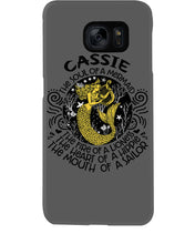 Load image into Gallery viewer, Gift For Cassie Girl The Soul Of A Mermaid Phone case
