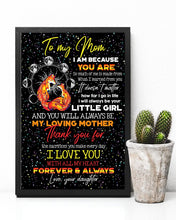 Load image into Gallery viewer, I Love You With All My Heart Gift For Mom Vertical Poster
