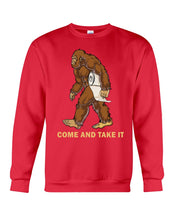 Load image into Gallery viewer, Bigfoot Come And Take It Simple Custom Design Sweatshirt
