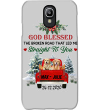 Load image into Gallery viewer, Golden Retriever X-mas Road Gift For Dog Lovers Phone case
