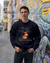 Load image into Gallery viewer, Cow I Need Somebody Who Sees The Crazy And Still Wants Me Sweatshirt
