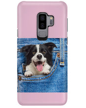 Load image into Gallery viewer, Border Collie In Denim Pocket Gift For Dog Lovers Phone case
