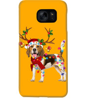 Load image into Gallery viewer, Beagle Gorgeous Reindeer Xmas Lights Gift For Dog Lovers Phone case

