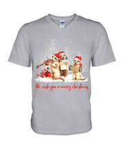 Load image into Gallery viewer, Cats We Wish You A Merry Christmas Gift For Cat Lovers Guys V-Neck

