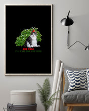 Load image into Gallery viewer, Cat Wait For You Here Gift For Cat Lovers Vertical Poster
