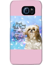 Load image into Gallery viewer, Angels And Shih Tzu Are Not Different Gift For Dog Lovers Phone case
