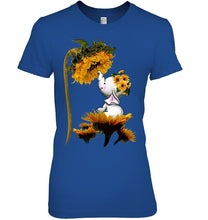 Load image into Gallery viewer, Elephant Sunflower Special Custom Design For Cute Girls Ladies Tee
