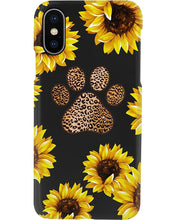 Load image into Gallery viewer, Dog Paw Sunflower  Special Custom Design For Dog Lovers Phone case
