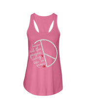 Load image into Gallery viewer, Image All The People Living Life In Peace Custom Design For Friends Ladies Flowy Tank
