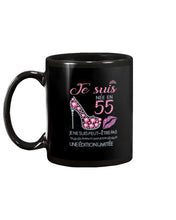 Load image into Gallery viewer, Je Suis Nee En 55 Je Ne Suis Peut-Être Pas Birthday Gift For Grandma Mug

