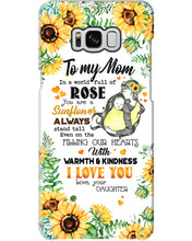 Load image into Gallery viewer, Gift For  Mama You're A Sunflowers Always Stand Tall   Trending Phone case
