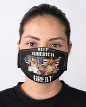 Load image into Gallery viewer, Keep America Great Yorkshire Terrier Gift For Dog Lovers Cloth Face Mask
