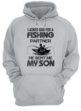 Load image into Gallery viewer, God Sent Me My Son As A Fishing Partner   Special Custom Design Hoodie
