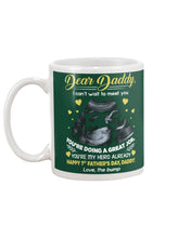 Load image into Gallery viewer, Gift From Bump To Daddy You're My Hero Already Happy Father's Day Mug
