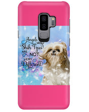 Load image into Gallery viewer, Angels And Shih Tzu Are Not Different Gift For Dog Lovers Phone case
