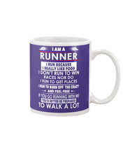 Load image into Gallery viewer, I Am A Runner I Run Because I Really Like Food Custom Design Mug
