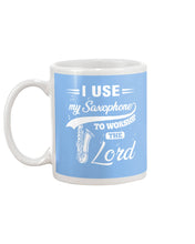 Load image into Gallery viewer, I Use My Saxophone To Worship The Lord Custom Design Mug
