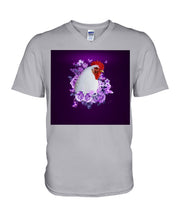 Load image into Gallery viewer, Chicken Floral Background  Special Custom Design Guys V-Neck
