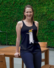 Load image into Gallery viewer, Cat Plays Flute Special Custom Design For Music Lovers Ladies Flowy Tank
