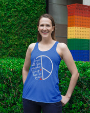 Load image into Gallery viewer, Image All The People Living Life In Peace Custom Design For Friends Ladies Flowy Tank
