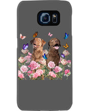 Load image into Gallery viewer, Gift For Dog LoversChesapeake Bay Retriever With Peonies Phone case
