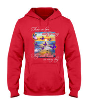 Load image into Gallery viewer, Butterfly Sunset On Beach Those We Love Don't Go Away Gift For Lover Hoodie
