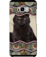 Load image into Gallery viewer, Lovely Phone Case Cute Black Cat Boho Pattern Gift For Cat Lovers Phone case
