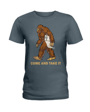 Load image into Gallery viewer, Bigfoot Come And Take It Simple Custom Design Ladies Tee
