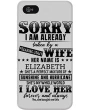 Load image into Gallery viewer, Gift For Husband I Love Here Forever And Always Phone case
