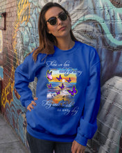 Load image into Gallery viewer, Butterfly Sunset On Beach Those We Love Don't Go Away Gift For Lover Sweatshirt
