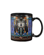 Load image into Gallery viewer, Lovely Phone Case With Native American Style Wolf Gift For Wolf Lovers Mug
