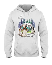 Load image into Gallery viewer, Cavalier King It's Who You Travel With Gift For Dog Lovers Hoodie
