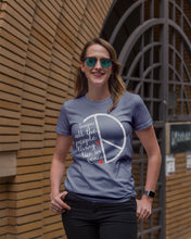 Load image into Gallery viewer, Image All The People Living Life In Peace Custom Design For Friends Ladies Tee

