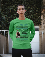 Load image into Gallery viewer, Look Right Beside You Eagle Mom Gift For Son Sweatshirt

