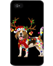 Load image into Gallery viewer, Beagle Gorgeous Reindeer Xmas Lights Gift For Dog Lovers Phone case
