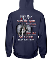 Load image into Gallery viewer, July Man Son Of God Birthday Meaningful Gift For Men Hoodie
