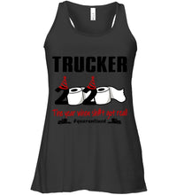 Load image into Gallery viewer, 2020 The Year When Shit Got Real Quarantined Gift For Trucker Ladies Flowy Tank
