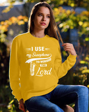 Load image into Gallery viewer, I Use My Saxophone To Worship The Lord Custom Design Sweatshirt
