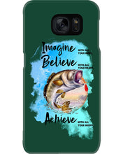 Load image into Gallery viewer, Fishing With All Your Heart Gift For Men Phone case
