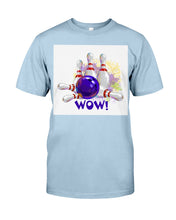 Load image into Gallery viewer, Bowling Wow Color Gift For Bowling Lovers Guys Tee

